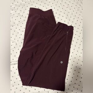 Lululemon Burgundy Joggers